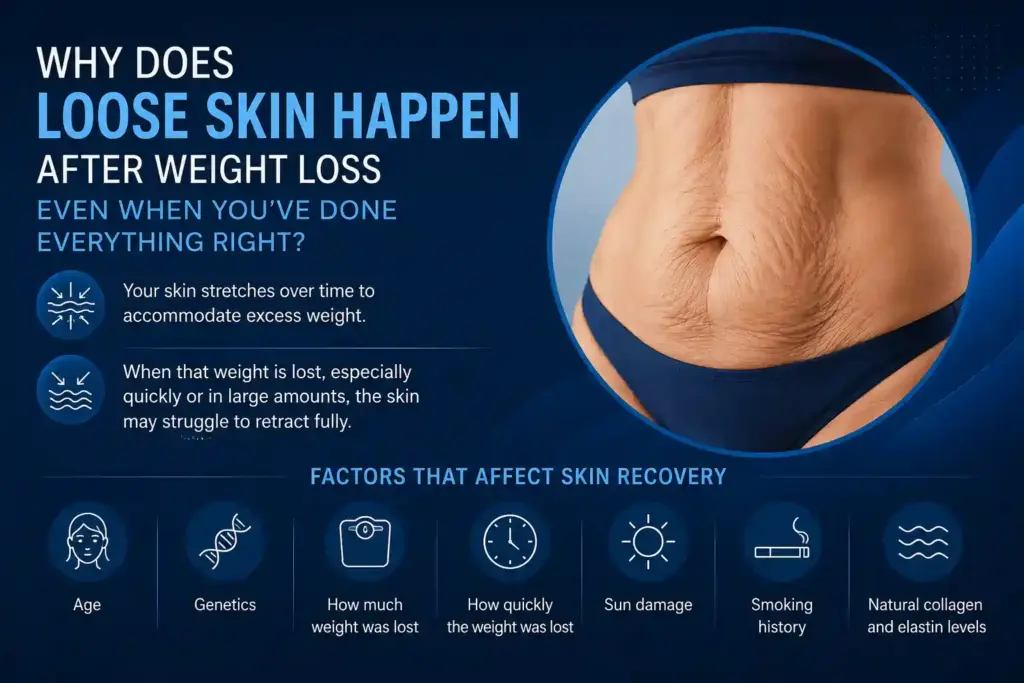 Why Does Loose Skin Happen After Weight Loss Even When You’ve Done Everything Right Hastings?